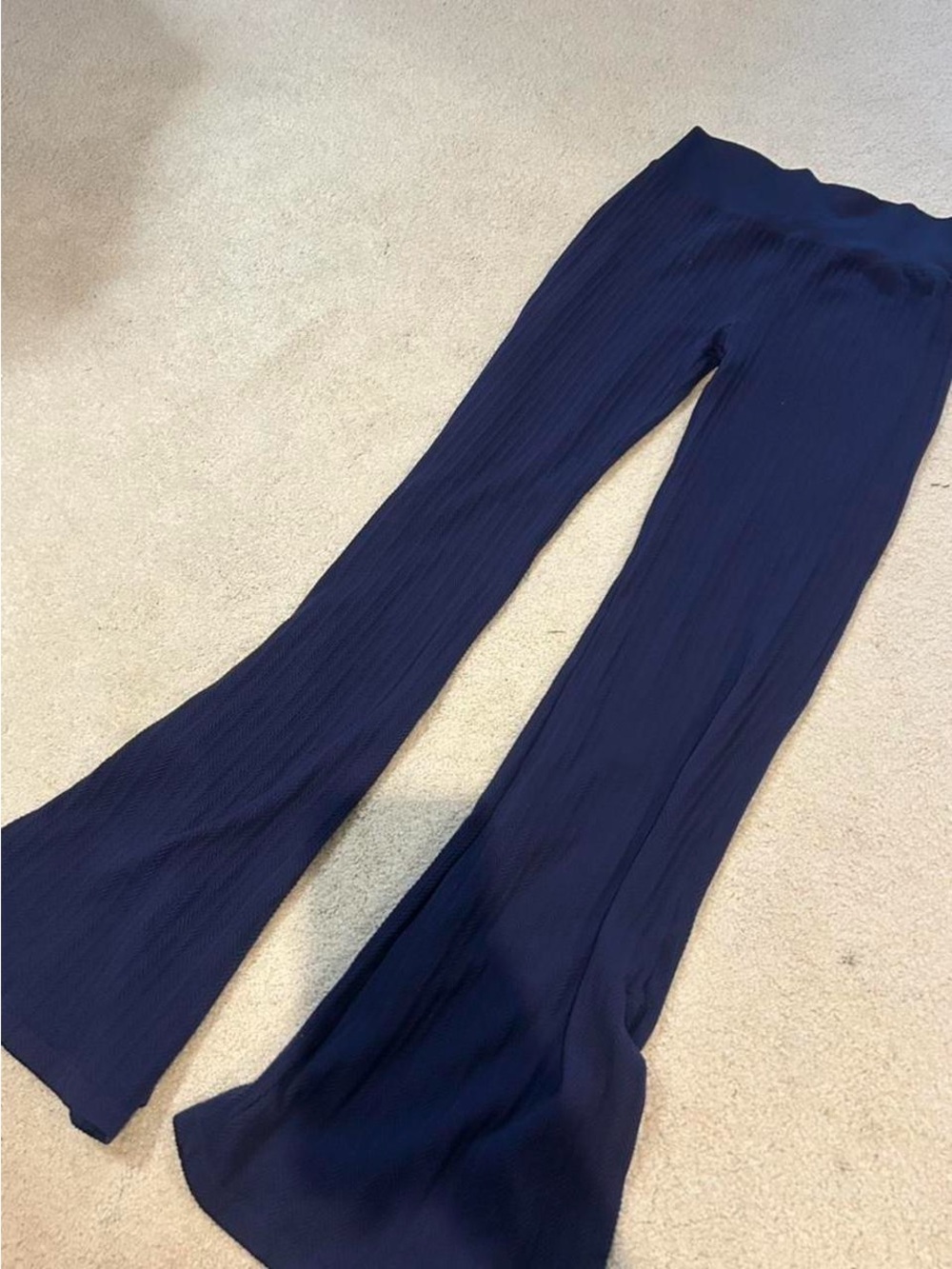Victoria’s Secret PINK ribbed flare pants